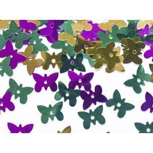 Konfetti PartyDeco Motylki metalizowane, 15g